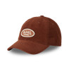 Casquette dad cap adulte en velours avec patch Log Casquette dad cap adulte en velours avec patch Log