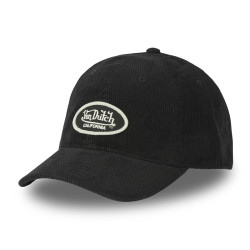 Casquette dad cap adulte en velours avec patch Log
