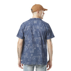 Chemise homme pique Paisley en coton