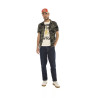 Chemise homme manches courtes en viscose imprimée Skully Chemise homme manches courtes en viscose imprimée Skully
