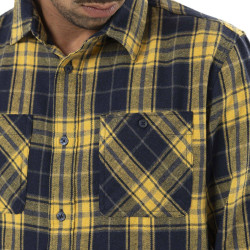 Chemise homme manches longues en flanelle à carreaux Jack