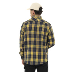 Chemise homme manches longues en flanelle à carreaux Jack