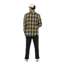 Chemise homme manches longues en flanelle à carreaux Jack