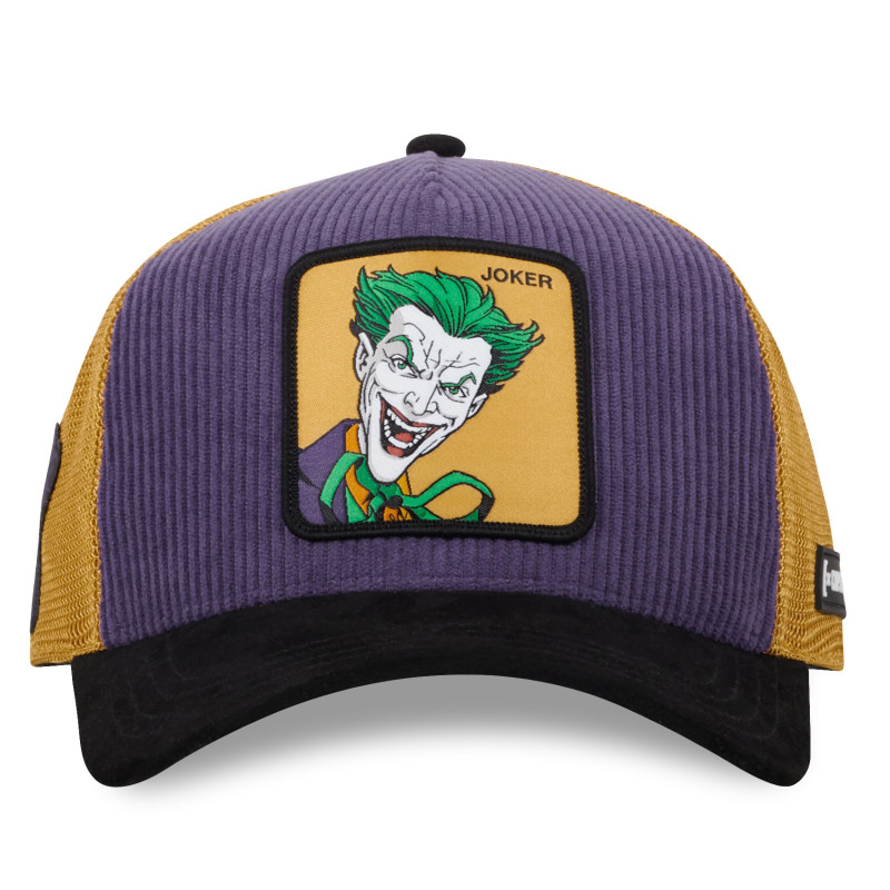 Casquette homme trucker en velour et suedine Dc Comics Prison Casquette homme trucker en velour et suedine Dc Comics Prison