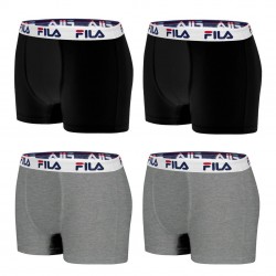 Lot de 4 Boxers Coton homme Fila 5016G Multicolore