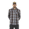 Chemise homme manches longues en flanelle à carreaux logo dos Tyler Chemise homme manches longues en flanelle à carreaux logo dos Tyler