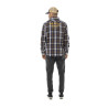 Chemise homme manches longues en flanelle à carreaux logo dos Tyler Chemise homme manches longues en flanelle à carreaux logo dos Tyler
