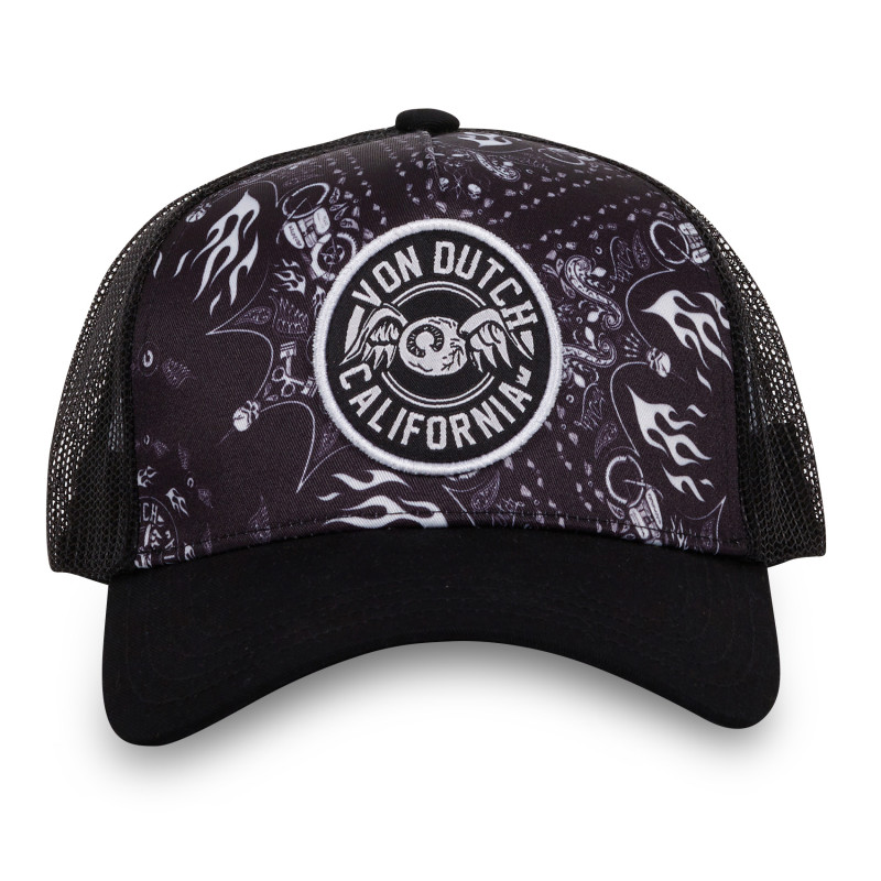 Casquette trucker fermeture snapback Von Dutch