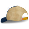Casquette trucker velours avec filet souple Von Dutch Blue Corduroy