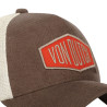 Casquette trucker velours avec filet souple Von Dutch Brown Corduroy