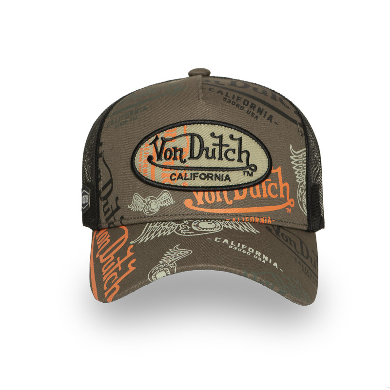 Casquette trucker avec filet adulte print all over Cafe Casquette trucker avec filet adulte print all over Cafe