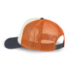 Casquette trucker avec filet effet bambou et print devant Crew