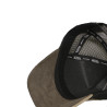 Casquette trucker avec filet adulte en velours côtelé et patch Cut