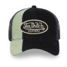 Casquette trucker avec filet adulte en velours côtelé et patch Cut