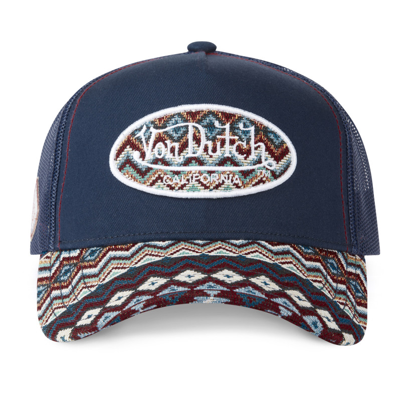Casquettes homme trucker avec filet Von Dutch Ethnik Casquettes homme trucker avec filet Von Dutch Ethnik