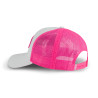 Casquette trucker bicolore avec filet avec patch Fluo Casquette trucker bicolore avec filet avec patch Fluo