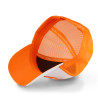 Casquette trucker bicolore avec filet avec patch Fluo