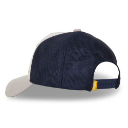 Casquette trucker en velours côtelé avec filet souple Von Dutch Grey