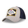 Casquette trucker en velours côtelé avec filet souple Von Dutch Grey