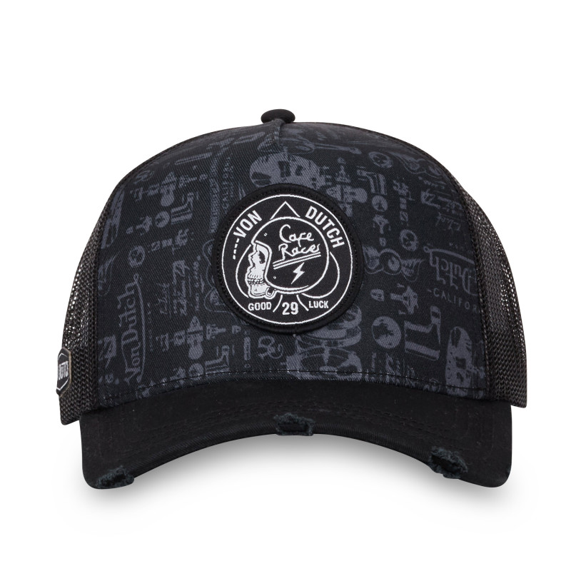 Casquette homme trucker avec filet Von Dutch Log