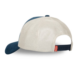 Casquette trucker velours avec filet souple Von Dutch Navy Corduroy
