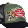 Casquette trucker avec filet en sergé de coton Patches Casquette trucker avec filet en sergé de coton Patches