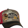 Casquette trucker avec filet adulte print devant Patches Casquette trucker avec filet adulte print devant Patches