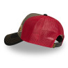Casquette trucker avec filet adulte print devant Patches Casquette trucker avec filet adulte print devant Patches