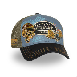 Casquette trucker avec filet adulte print devant Patches