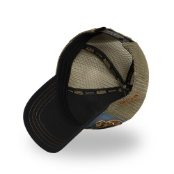 Casquette trucker avec filet adulte print devant Patches