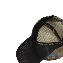 Casquette trucker avec filet adulte print devant Patches