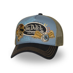 Casquette trucker avec filet adulte print devant Patches