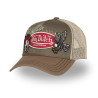 Casquette trucker avec filet adulte print devant Patches Casquette trucker avec filet adulte print devant Patches