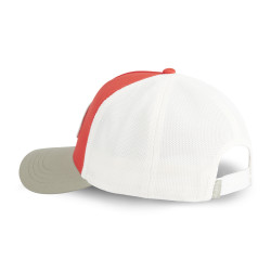 Casquette trucker avec filet et broderie Poly