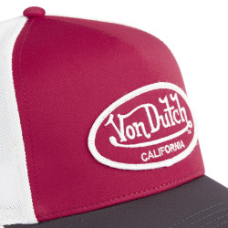 Casquette trucker avec filet et broderie Poly