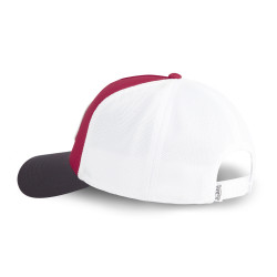 Casquette trucker avec filet et broderie Poly