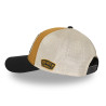 Casquette trucker avec filet adulte et patch Semi-Curved Casquette trucker avec filet adulte et patch Semi-Curved
