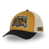 Casquette trucker avec filet adulte et patch Semi-Curved Casquette trucker avec filet adulte et patch Semi-Curved