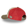 Casquette trucker avec filet adulte visière velours patch Semi-Curved Casquette trucker avec filet adulte visière velours patch Semi-Curved