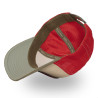 Casquette trucker avec filet adulte visière velours patch Semi-Curved Casquette trucker avec filet adulte visière velours patch Semi-Curved