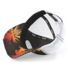Casquette trucker avec filet avec print en sublimation Subli Calif