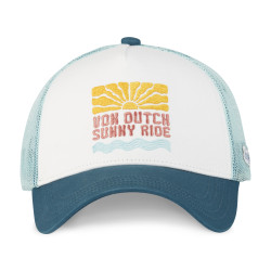 Casquette trucker avec filet en sergé de coton et broderie Surf Sun