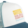 Casquette trucker avec filet en sergé de coton et broderie Surf Sun Casquette trucker avec filet en sergé de coton et broderie Surf Sun