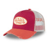 Casquette trucker avec filet effet usé et patch brodé Used Casquette trucker avec filet effet usé et patch brodé Used
