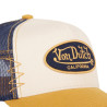 Casquette trucker avec filet effet usé et patch brodé Used Casquette trucker avec filet effet usé et patch brodé Used