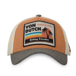 Casquette trucker avec filet visière effet denim Vintage