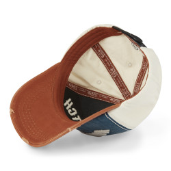 Casquette trucker avec effet usé avec broderie Xavier