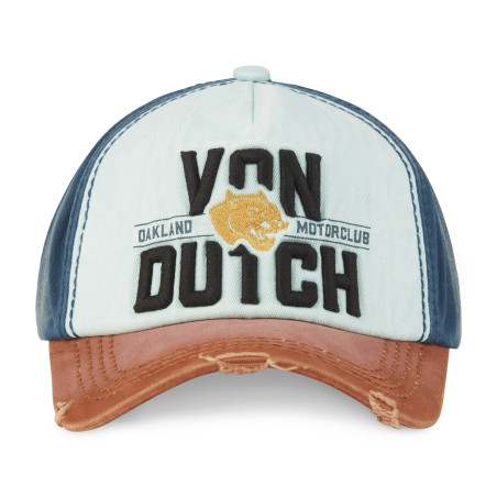 Casquette trucker avec effet usé avec broderie Xavier