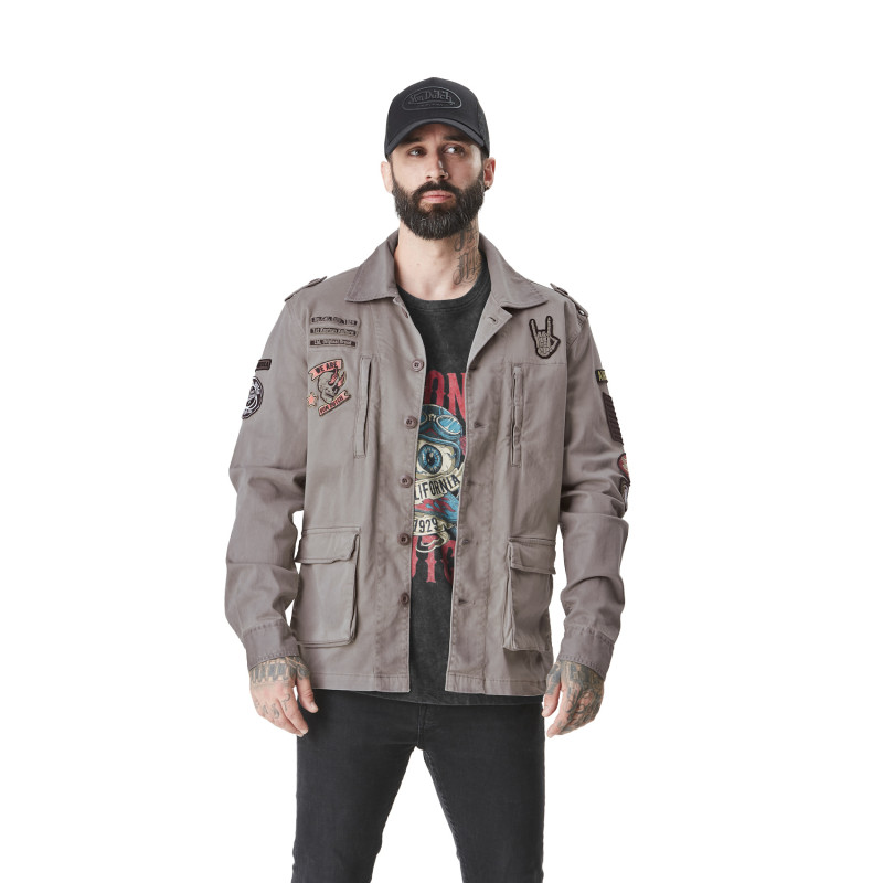 Veste homme militaires avec badges Airbone Veste homme militaires avec badges Airbone