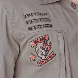 Veste homme militaires avec badges Airbone
